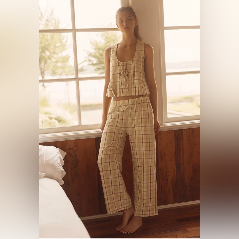 NWT Anthropologie Flannel Pants